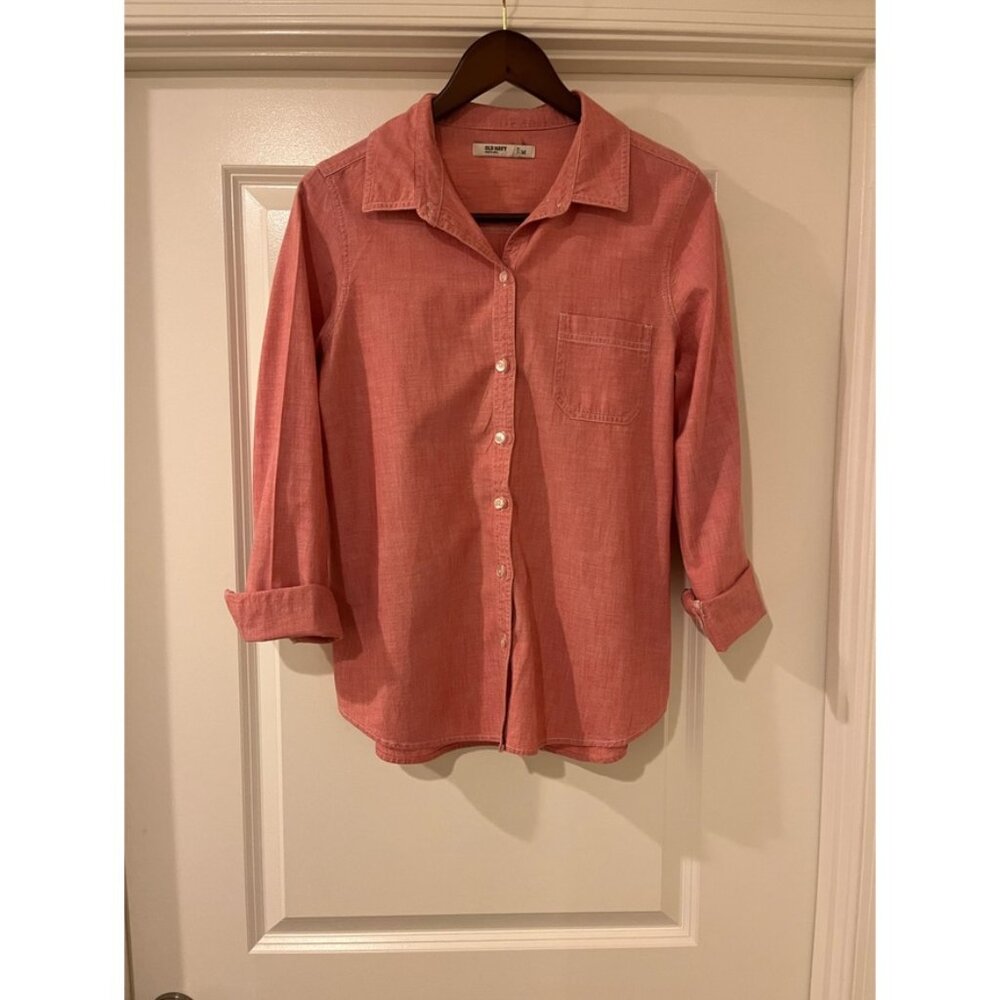 Orange Button Down Shirt